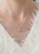 Perfume bottle necklace / Triangle