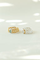 Mesh gem ring