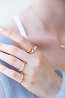Lily of the valley ring