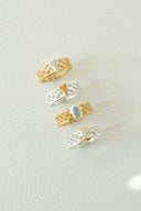 Mesh gem ring