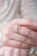 Pearl heart ring / 2set