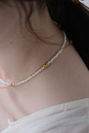 Pearl 2set flower necklace
