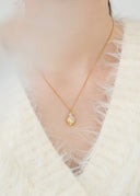 Perfume bottle necklace / Round