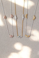 3motif necklace / Heart,Moon,Star