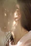 rose pierce / 葉っぱチャーム付き