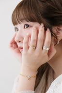 2set rose & flower ring / emiru x momota