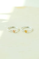 tiny heart ring
