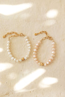 Baroque heart bracelet