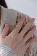 Mesh gem ring