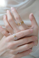 Mesh heart ring