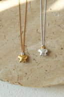 Perfume bottle necklace / butterfly