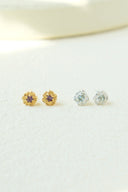 Flower gem pierce