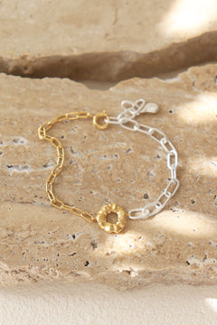 Chou chou 2tone bracelet / 受注生産