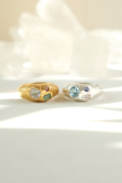 3gems large ring / サイズオーダー / シルバー