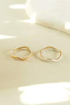 Inside wave ring / サイズオーダー / シルバー