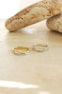 Layerd 2tone ring