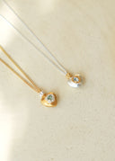 Perfume bottle necklace / Heart