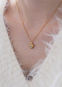 Perfume bottle necklace / Heart