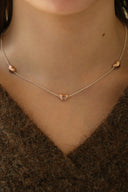3motif necklace / Heart,Moon,Star