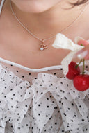 Cherry necklace / ribbon & charm (emiru x momota Vol.5)