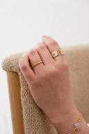 2set rose & flower ring / emiru x momota