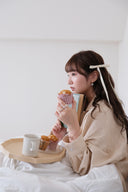 emiru  x momota / Ribbon earring ( 3charm set )