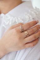 2set rose & flower ring / emiru x momota