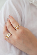 2set rose & flower ring / emiru x momota