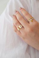 open flower ring / emiru x momota　