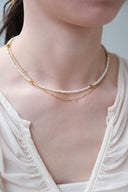 Pearl 2set flower necklace