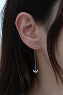Crescent moon pierce