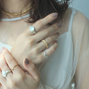 Drape thin ring
