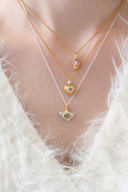 Perfume bottle necklace / Triangle