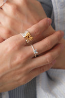 butterfly gem ring