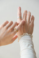 Mesh heart ring