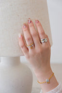 2set rose & flower ring / emiru x momota