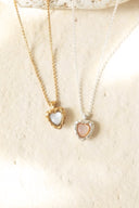 Shell heart necklace