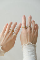 Mesh heart ring
