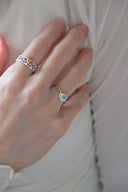 Mesh gem ring