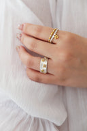 2set rose & flower ring / emiru x momota