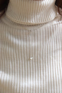emiru  x momota / Ribbon pearl  necklace (2set) : ゴールド