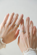 Mesh gem ring