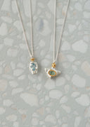 Perfume bottle necklace / Triangle