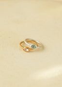 2set ring / stone & frill