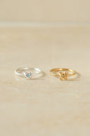 butterfly gem ring