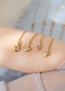 Perfume bottle necklace / Triangle