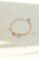 emiru x momota / Heart ribbon bracelet ( 3charm set )
