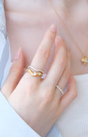 3gems wave ring