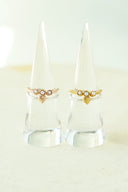 Pearl heart ring / 2set
