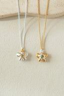 Perfume bottle necklace / butterfly
